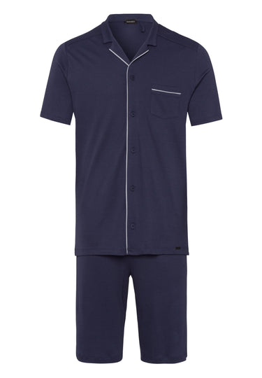 75586 Night & Day Short Sleeve Short Pajama Set - 496 Black Iris